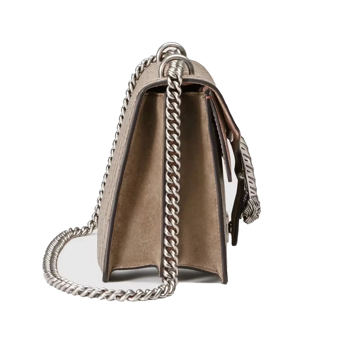 Gucci Dionysus GG Supreme Small Shoulder Bag Nude