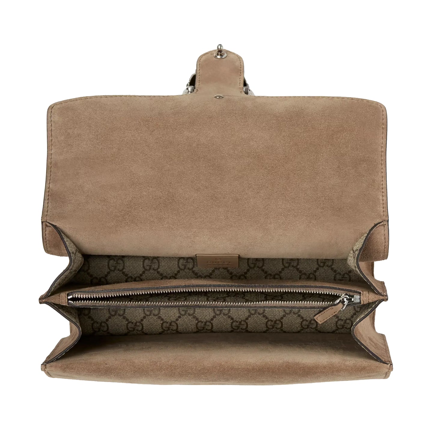 Gucci Dionysus GG Supreme Small Shoulder Bag Nude