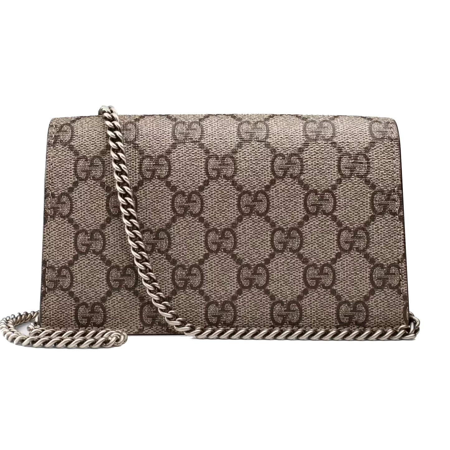 Gucci Dionysus GG Supreme Super Mini Bag Nude