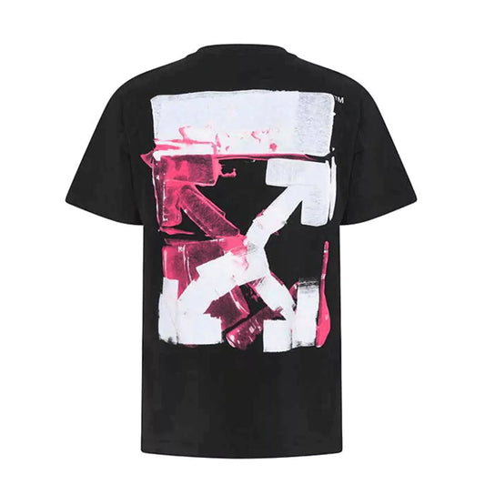 Off White Acrylic Arrow Marker Black T-Shirt