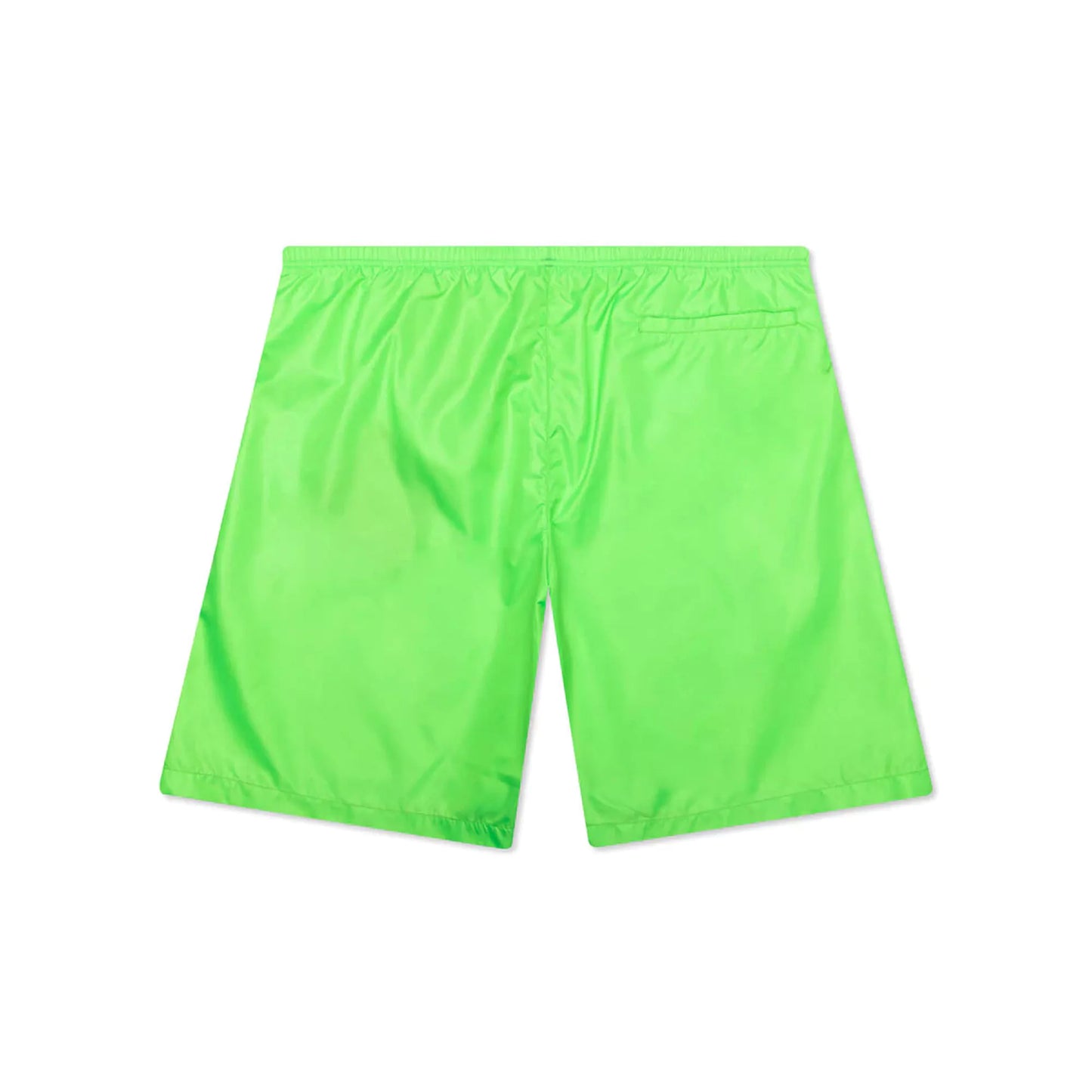 Palm Angels Curved Logo Green Swim Shorts