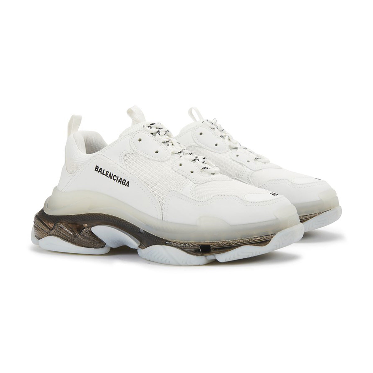 Balenciaga Triple S Sneaker White Clear Sole