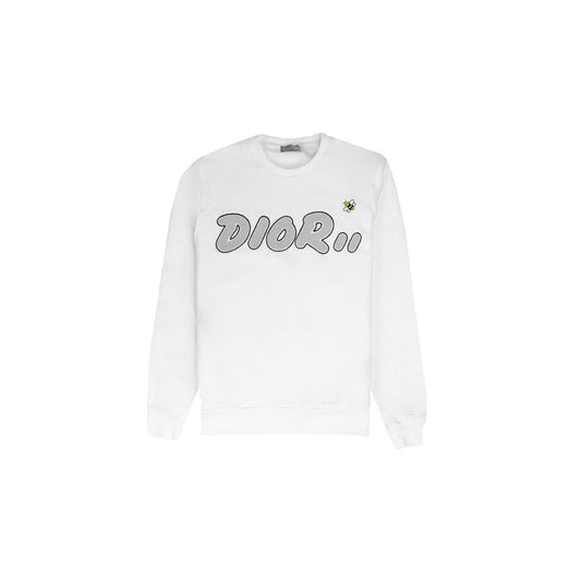 Dior x Kaws Bee Sweatshirt White Grey
