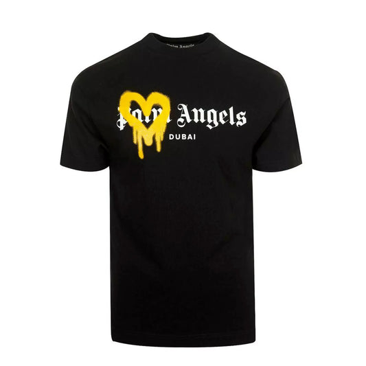 Palm Angels Dubai Spray Paint Black T-Shirt