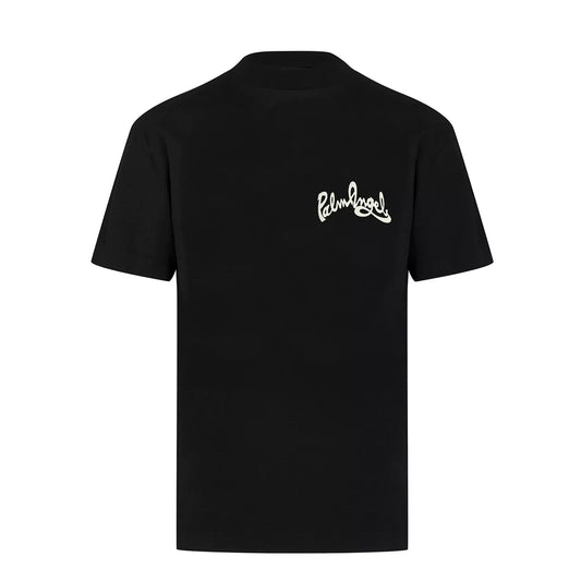 Palm Angels Mountain Panorama Black T-Shirt