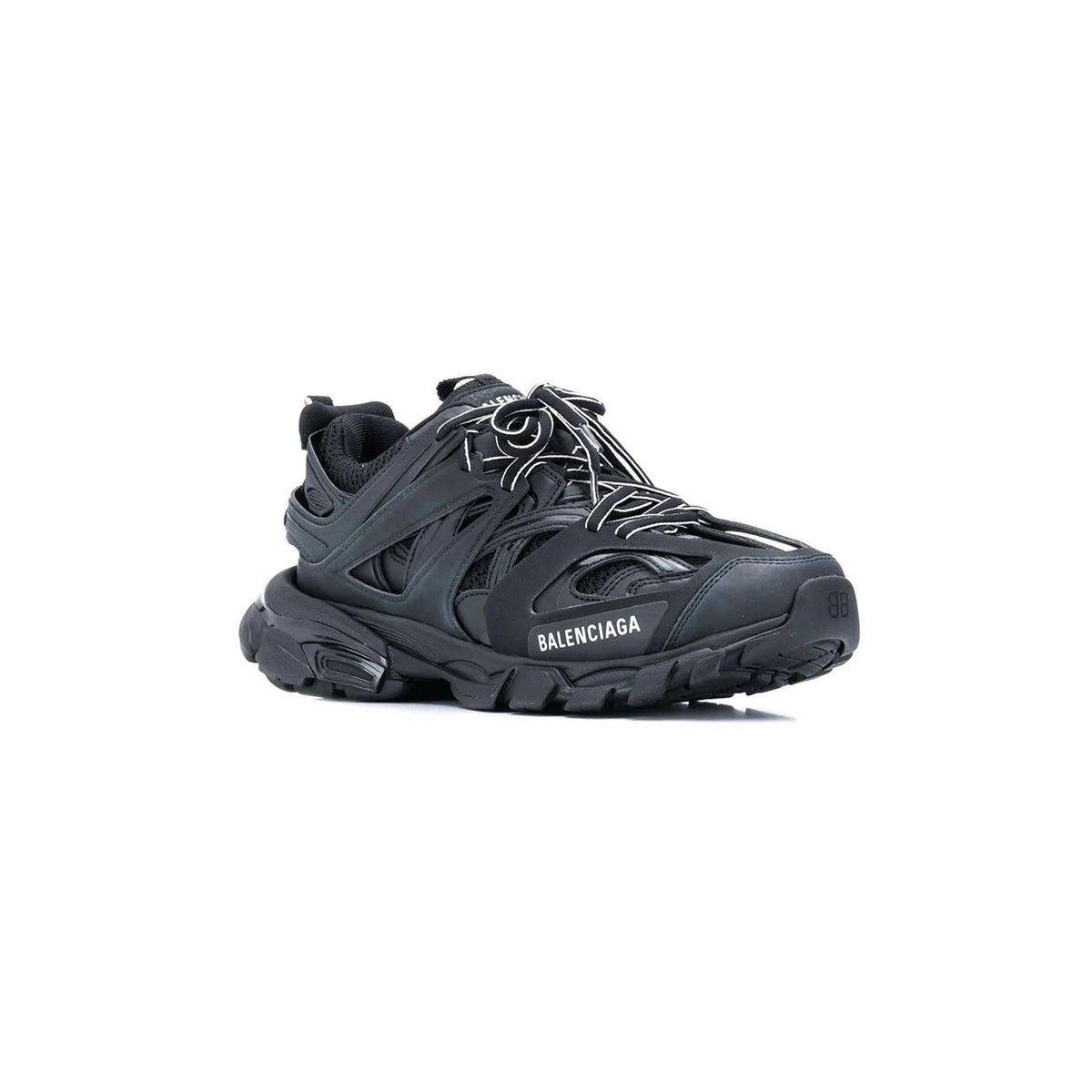 Balenciaga Track Runner Sneaker Distressed Black Clear Sole