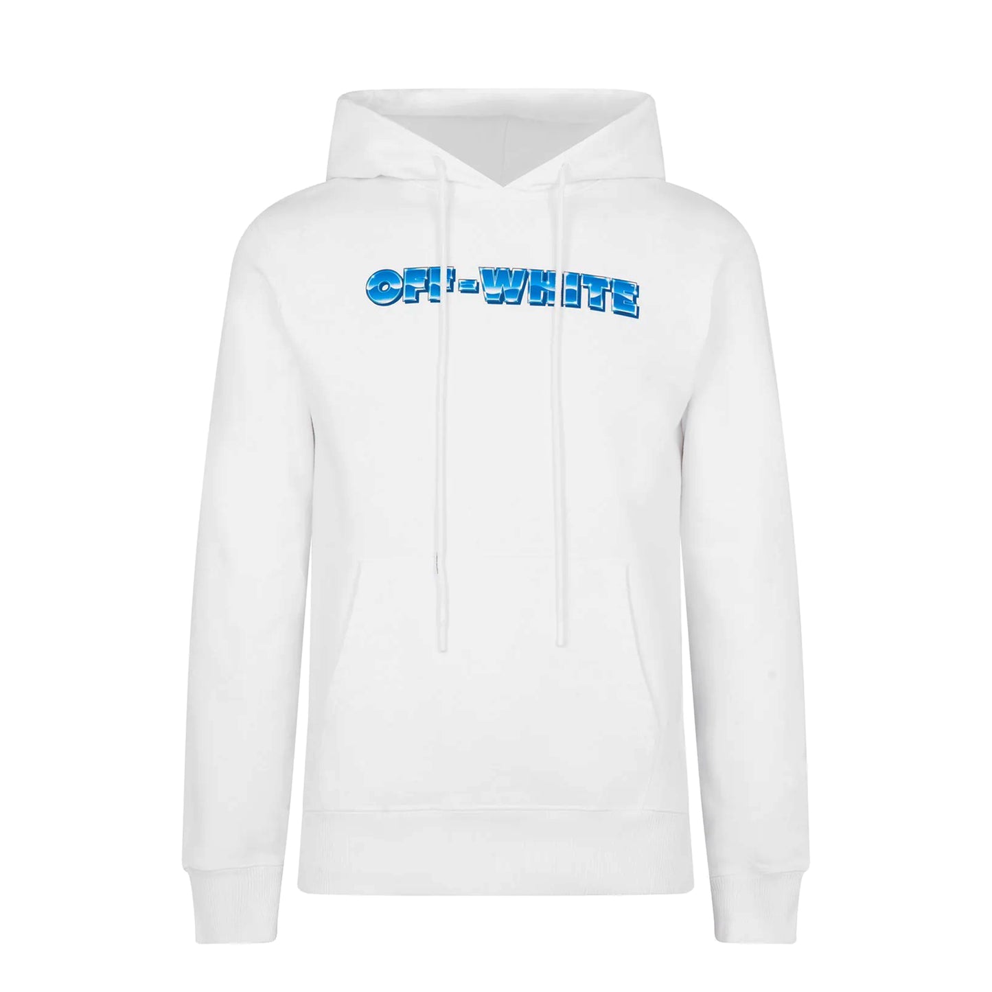 Off White Metal Arrow Print White Hoodie