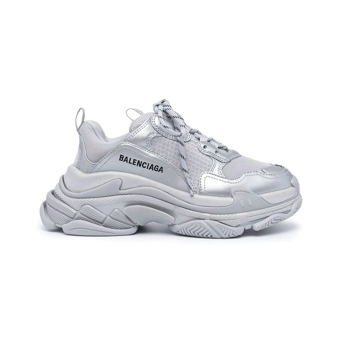 Balenciaga Triple S Sneaker Metallic Silver