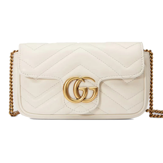 Gucci Marmont Matelassé Super Mini Leather Bag
