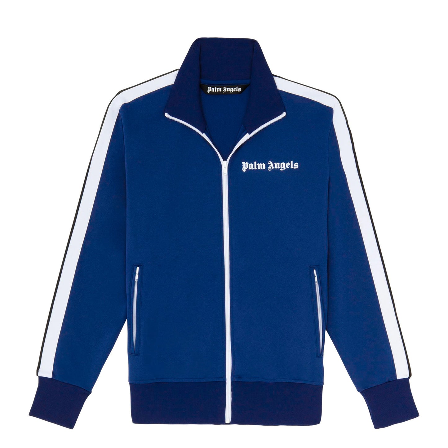 Palm Angels Blue White Striped Track Jacket