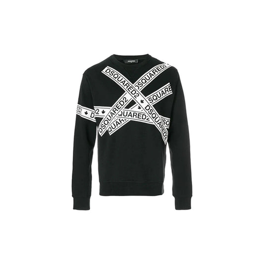 Dsquared2 Logo Tape Print Sweatshirt
