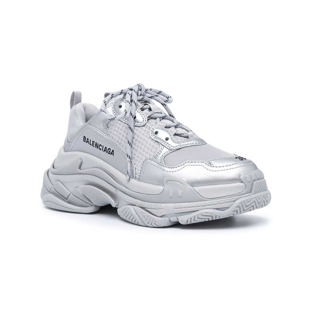 Balenciaga Triple S Sneaker Metallic Silver