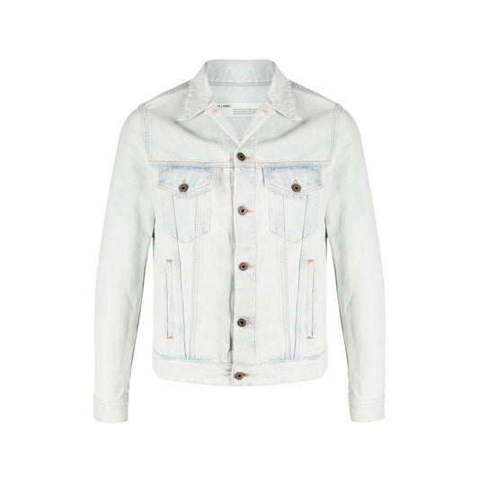 Off White 3D Pencil Slim Denim Jacket