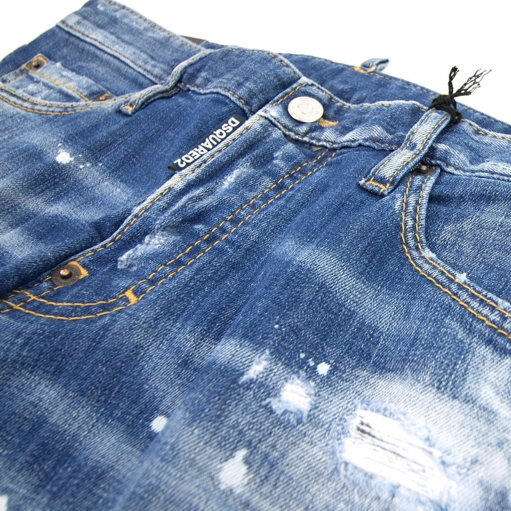Dsquared2 Slim Fit Ripped Jeans