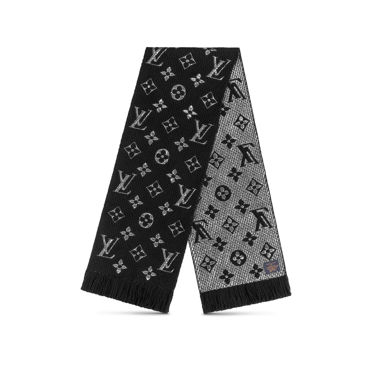 Louis Vuitton Logomania Shine Scarf Black