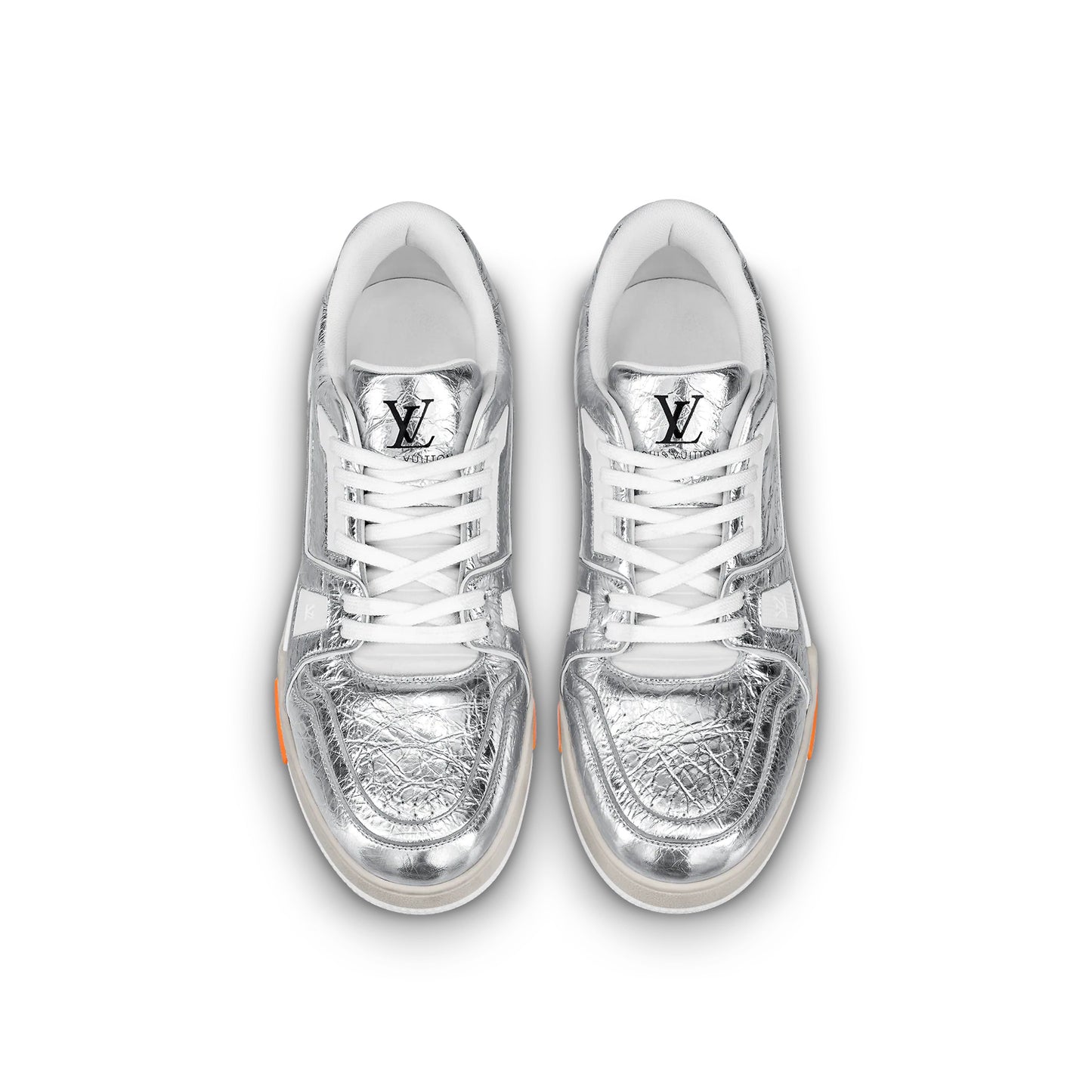 Louis Vuitton Silver Virgil Abloh Low Sneakers