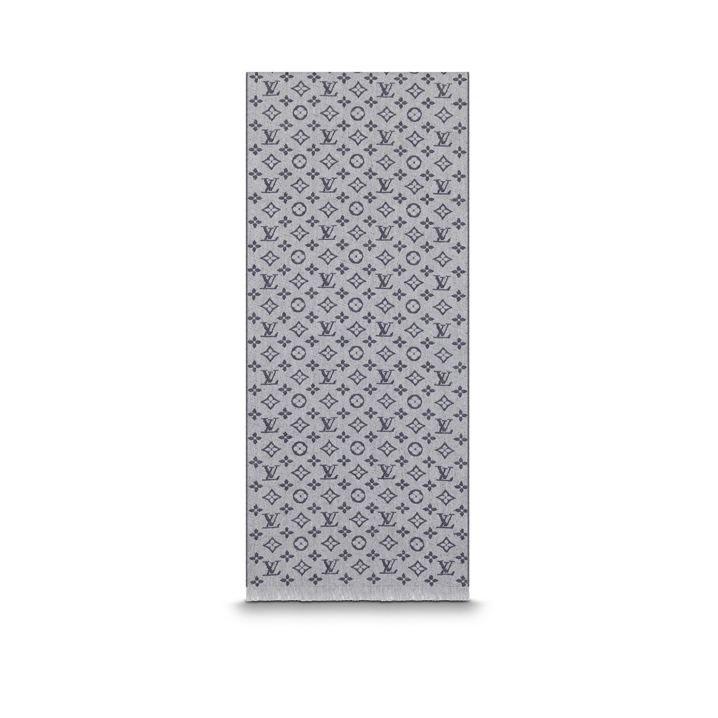 Louis Vuitton Monogram Classic Scarf Light Grey